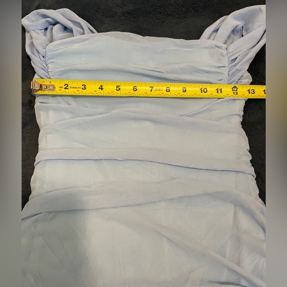 Ruched Bodycon Mini Dress - Picture 6 of 7